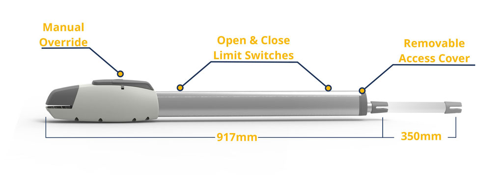 Extra Heavy Duty Single Gate Opener 